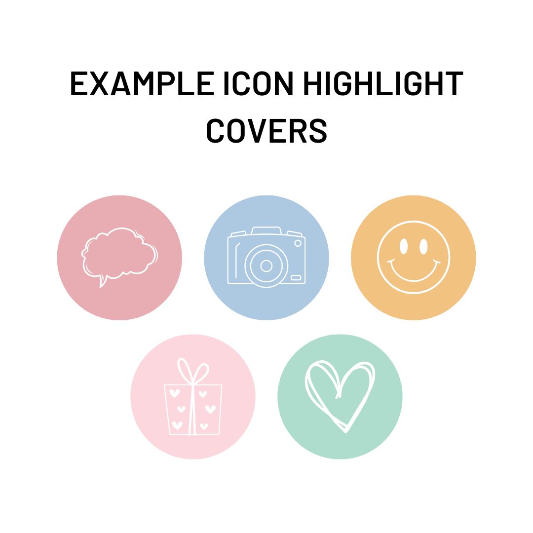 5 Custom Instagram Highlight Covers - Daisy Digital Marketing
